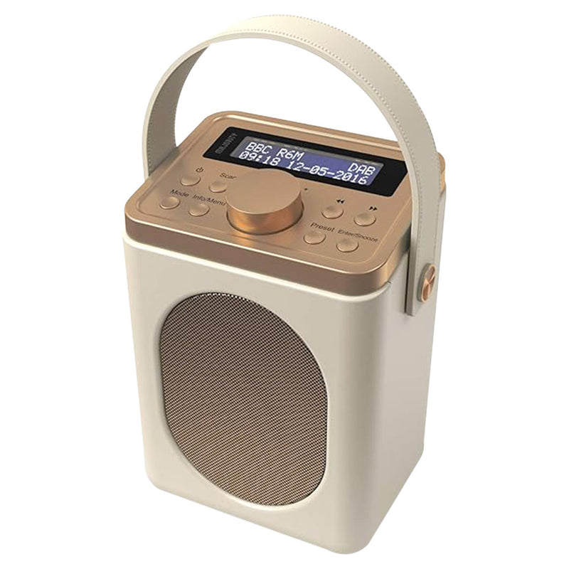 Majority Little Shelford Portable DAB+/FM Radio - Cream | LSHDABCRM from Majority - DID Electrical