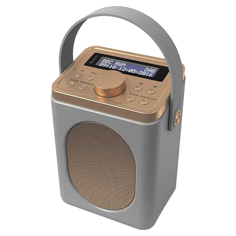 Majority Little Shelford Portable DAB+/FM Radio - Grey | LSHDABGRYUK from Majority - DID Electrical