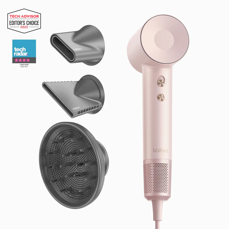 Laifen Swift Special Hair Dryer with 3 Nozzles - Pink | 031135 from Laifen - DID Electrical