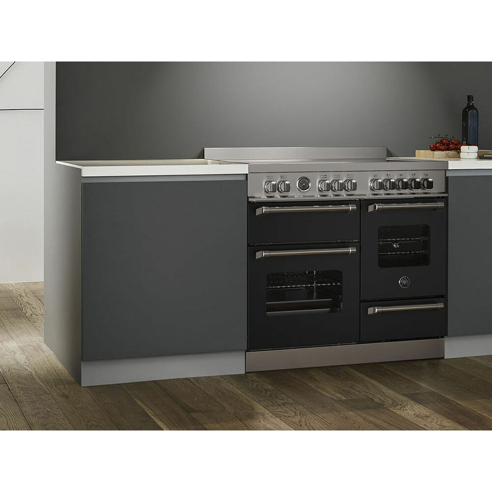 Bertazzoni Master 100CM Induction Top Electric Range Cooker - Nero Matt | MAS105I3ENEC from Bertazzoni - DID Electrical