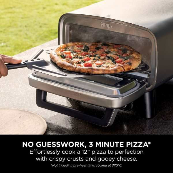 Ninja Artisan Electric Outdoor Pizza Oven & Air Fryer - Grey | MO201UK from Ninja - DID Electrical