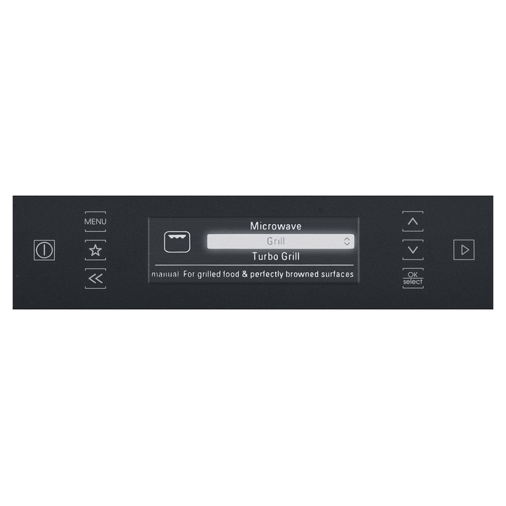 Hotpoint 40L Built-in Combi Microwave - Black Steel | MP 996 BM H from Hotpoint - DID Electrical