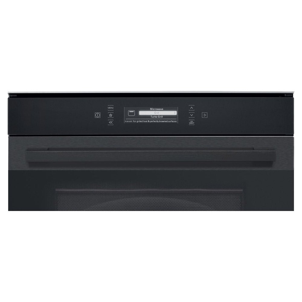 Hotpoint 40L Built-in Combi Microwave - Black Steel | MP 996 BM H from Hotpoint - DID Electrical