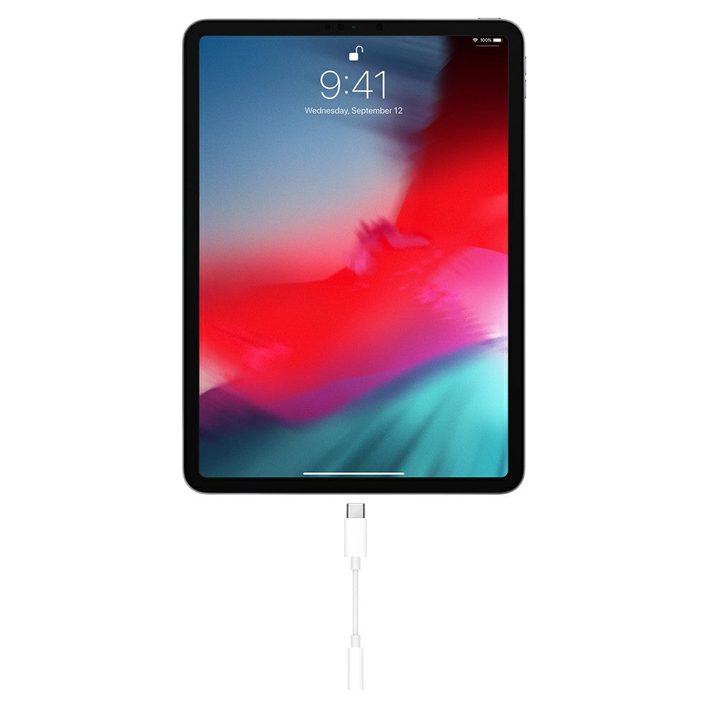 Apple USB-C to 3.5MM Headphone Jack Adapter - White | MW2Q3ZM/A from Apple - DID Electrical