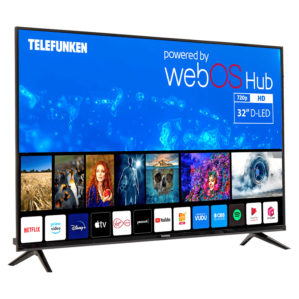 Telefunken N18 32" FHD Smart TV - Black | N18G-TF-TS3211 from Telefunken - DID Electrical