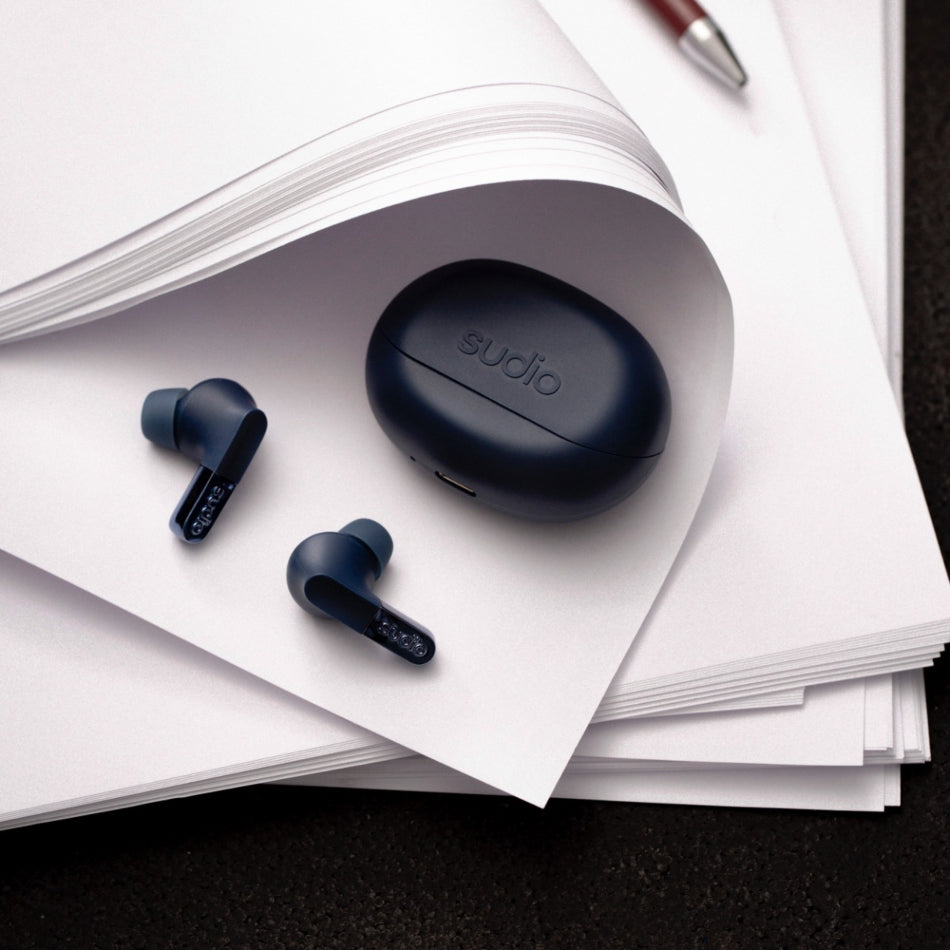 Sudio N3 Pro In-Ear True Wireless Earbuds - Midnight Navy | N3PROBLU from Sudio - DID Electrical