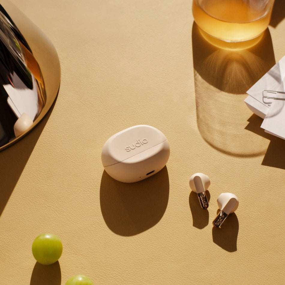 Sudio N3 In-Ear True Wireless Earbuds - Golden Sand | N3SND from Sudio - DID Electrical