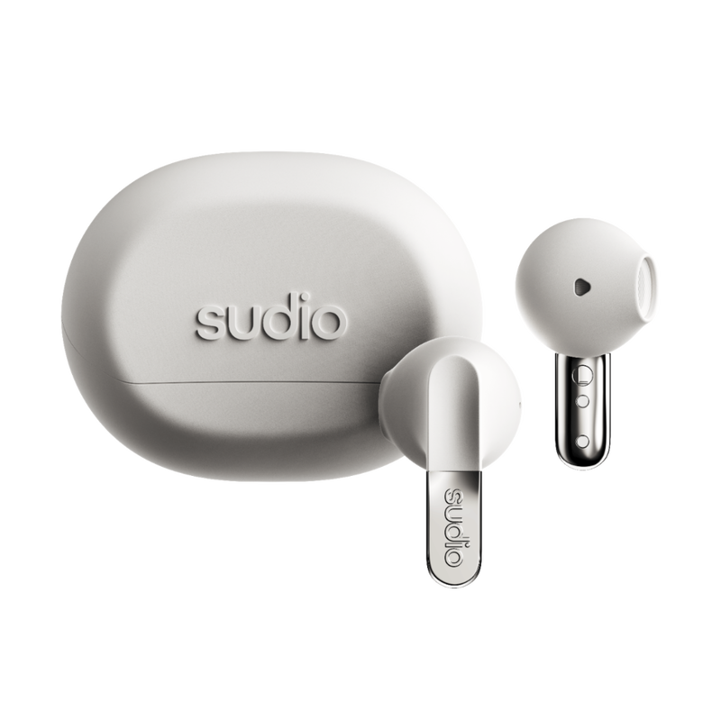 Sudio N3 In-Ear True Wireless Earbuds - Milky White | N3WHT from Sudio - DID Electrical