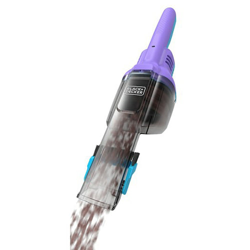 Open Boxed/ Ex-Display Black & Decker 7.2V 2.0Ah Handheld Vacuum Cleaner with Accessories - Lively Lavender & Breeze Purple | NVD220BP-GB from Black & Decker - DID Electrical