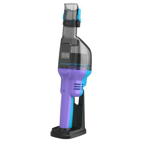 Open Boxed/ Ex-Display Black & Decker 7.2V 2.0Ah Handheld Vacuum Cleaner with Accessories - Lively Lavender & Breeze Purple | NVD220BP-GB from Black & Decker - DID Electrical