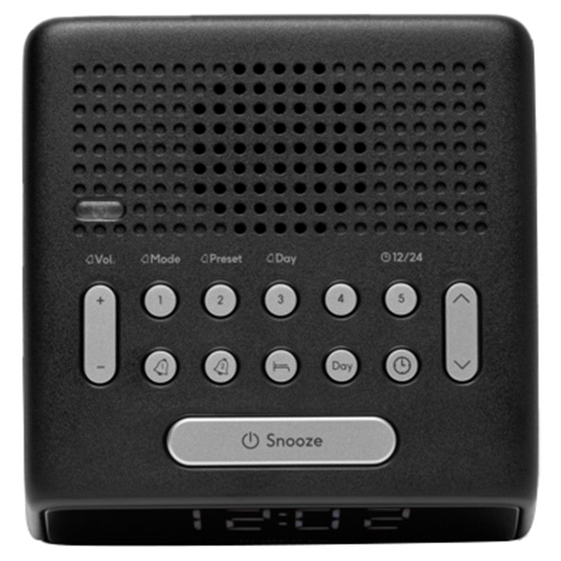 Roberts Ortus Alarm Clock Radio with LED Display - Black | ORTUSFMBK from Roberts - DID Electrical