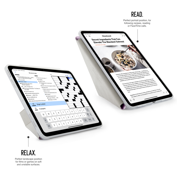 Pipetto Origami No1 Original Case for iPad Air 11" / 10.9" - Metallic Purple | P052-128-AD from Pipetto - DID Electrical