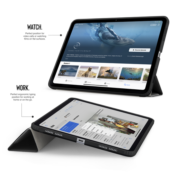 Pipetto Origami No1 Original Case for iPad Air 11" / 10.9" - Black | P052-49-AD from Pipetto - DID Electrical