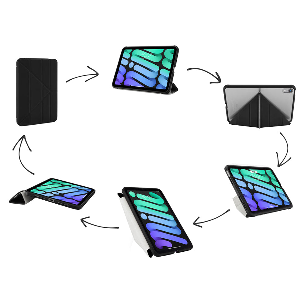 Pipetto Original Origami No1 Case for iPad Mini 6 - Black | P055-49-S from Pipetto - DID Electrical