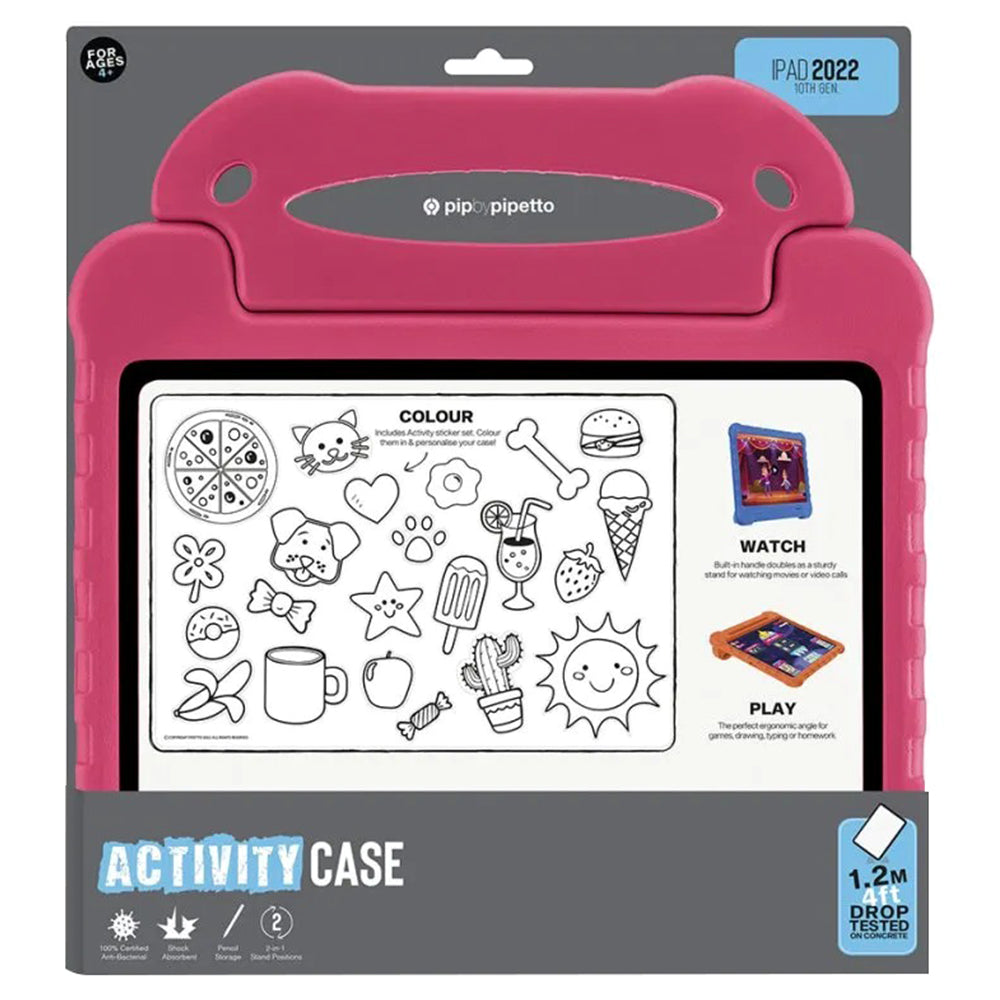 Pipetto Activity Case For iPad 10th Gen - Pink | P066-130-V from Pipetto - DID Electrical
