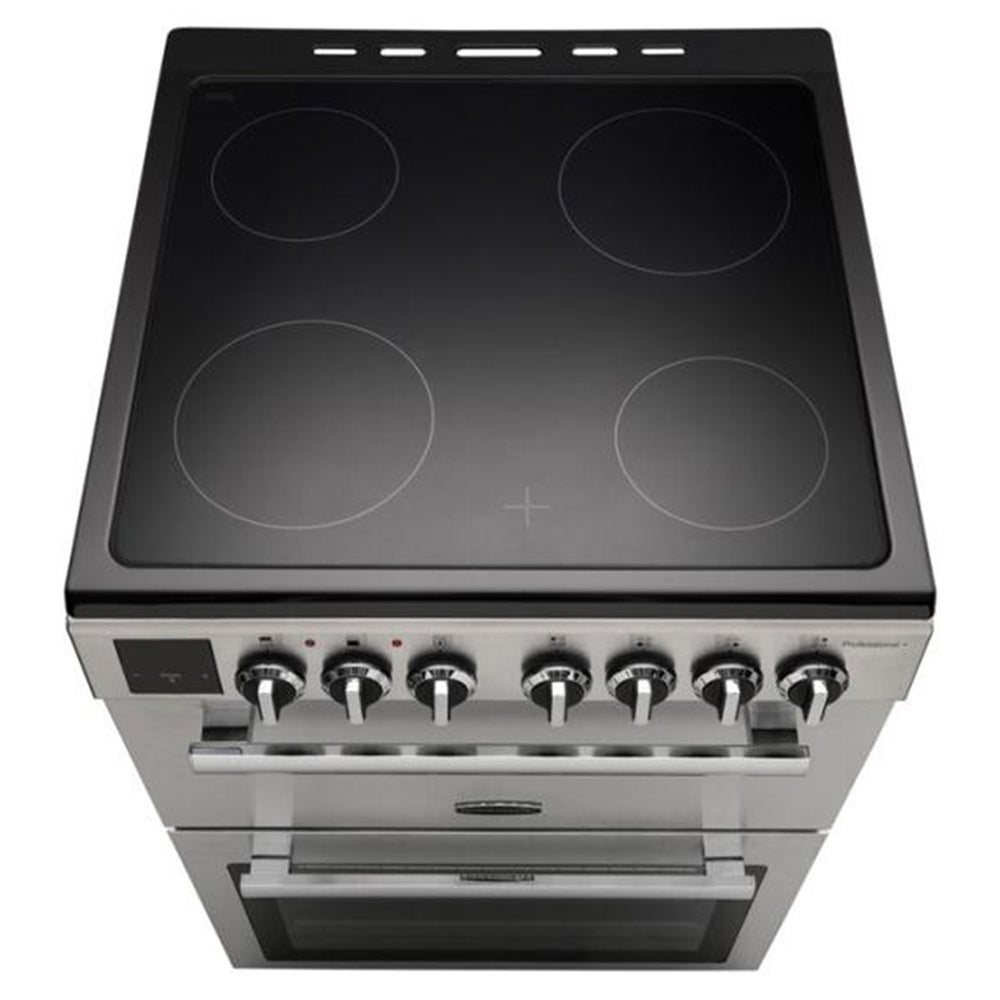 Rangemaster Professional+ Ceramic Electric Range Cooker - Stainless Steel | PROPL60ECSS/C from Rangemaster - DID Electrical