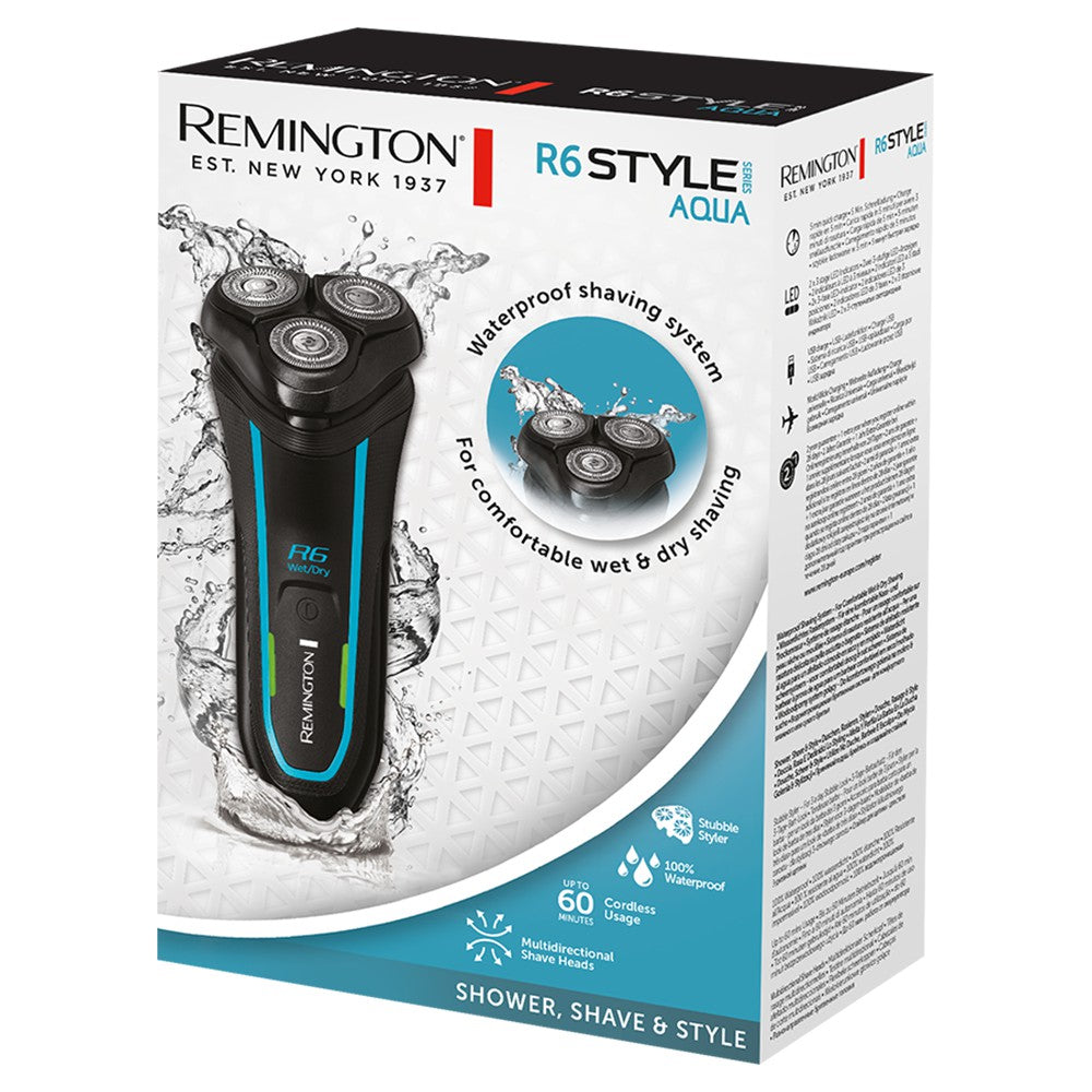 BF REMINGTON R6 STYLES SERIES AQUA ROTARY SHAVERÊ from Remington - DID Electrical