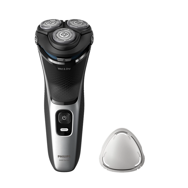 Philips Shaver 3000 Series Wet & Dry Electric Shaver - Bright Silver | S3143/00 from Philips - DID Electrical