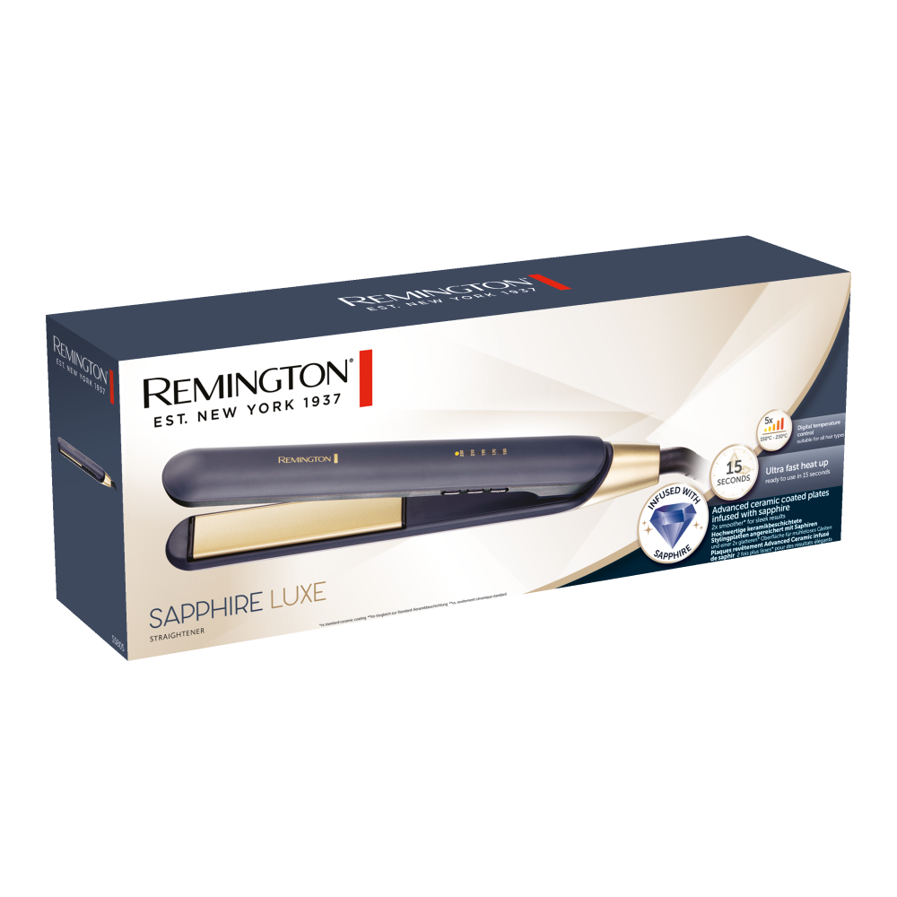 Remington Sapphire Luxe Hair Straightener | S5805 from Remington - DID Electrical