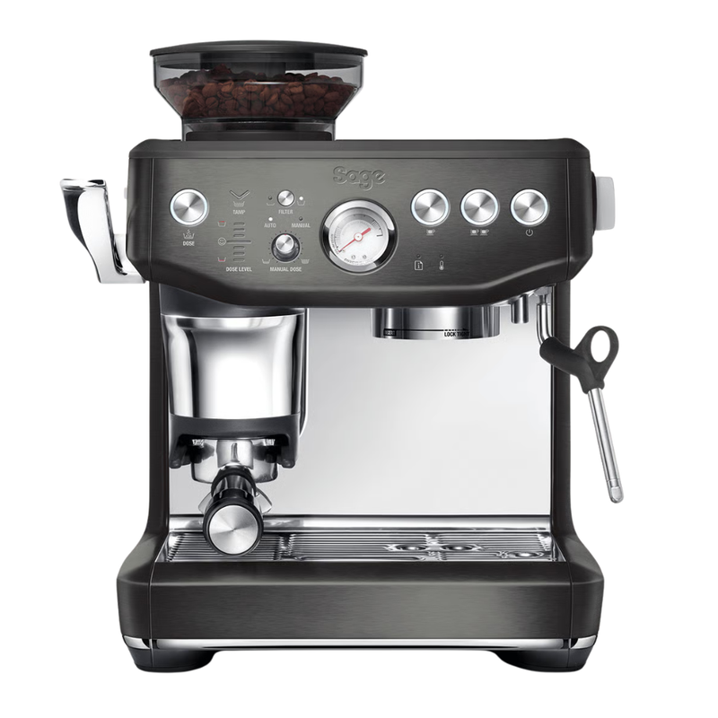 Sage The Barista Express Impress 1850W Espresso Coffee Machine - Black Stainless Steel | SES876BST4GUK1 from Sage - DID Electrical