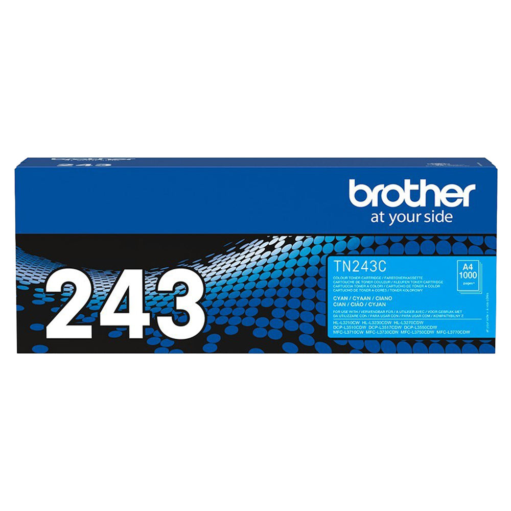 Brother Genuine TN-243C Toner Cartridge - Cyan | SBRO0857 from Brother - DID Electrical