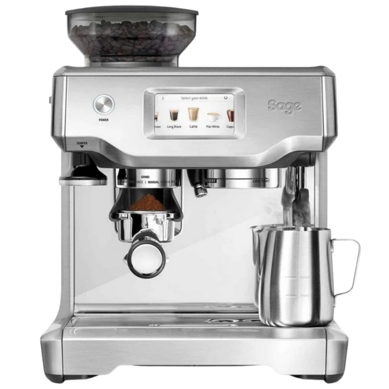 Sage The Barista Touch Bean to Cup Coffee Machine - Brushed Stainless Steel | SES880BSS2GUK from Sage - DID Electrical
