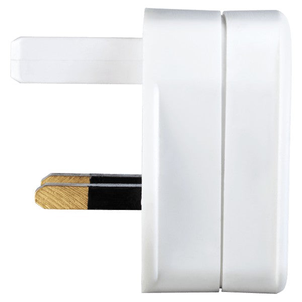 Masterplug 1A Shaver Adaptor - White | SHADC-MP from Masterplug - DID Electrical