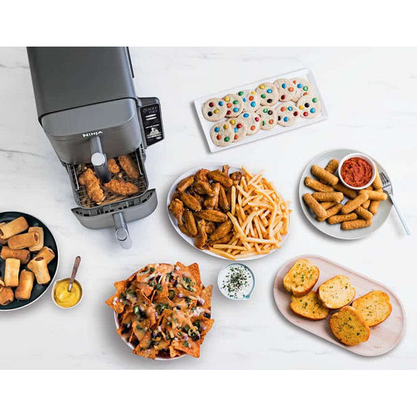 Ninja 9.5L 2470W Double Stack XL 2 Drawer Air Fryer - Grey | SL400UK from Ninja - DID Electrical