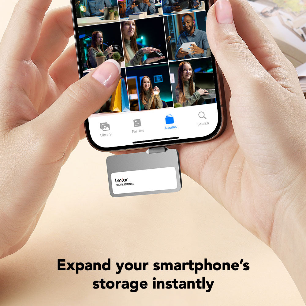 Lexar Professional Go 2TB Portable SSD - Black | LSL400X002T-RNBNG from Lexar - DID Electrical