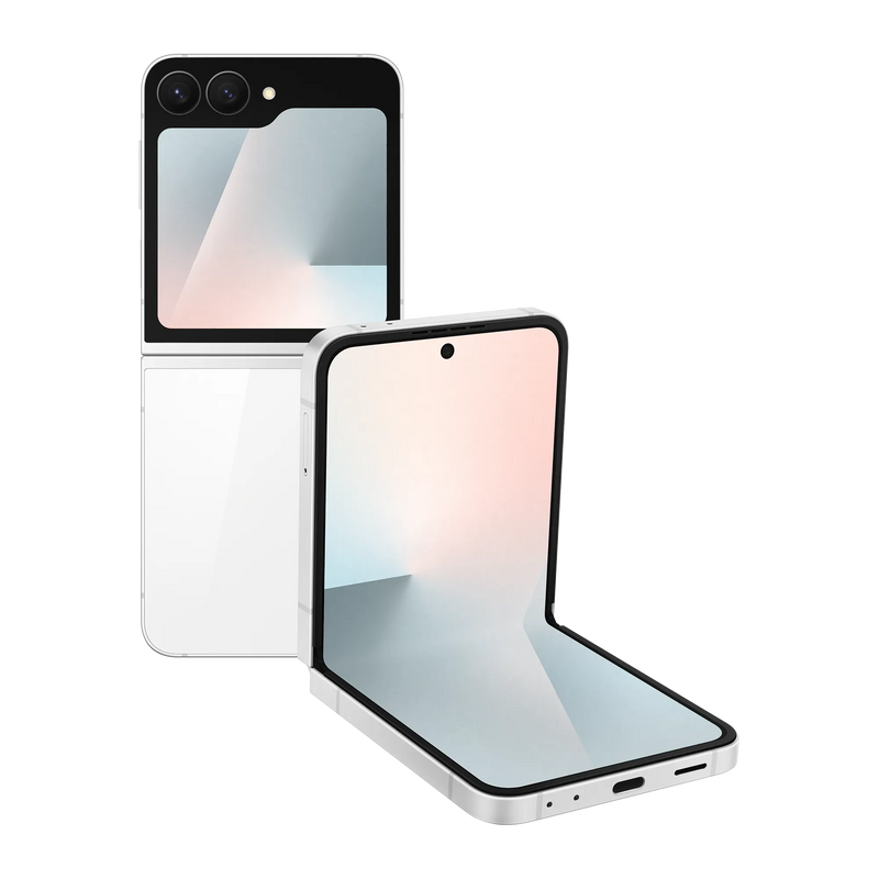 Samsung Galaxy Z Flip7 FE 256GB Smartphone - White | SM-F761BZWHEUB from Samsung - DID Electrical
