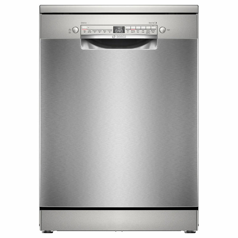 Bosch Series 2 60CM Freestanding Dishwasher - Silver Inox | SMS2HVI67G from Bosch - DID Electrical