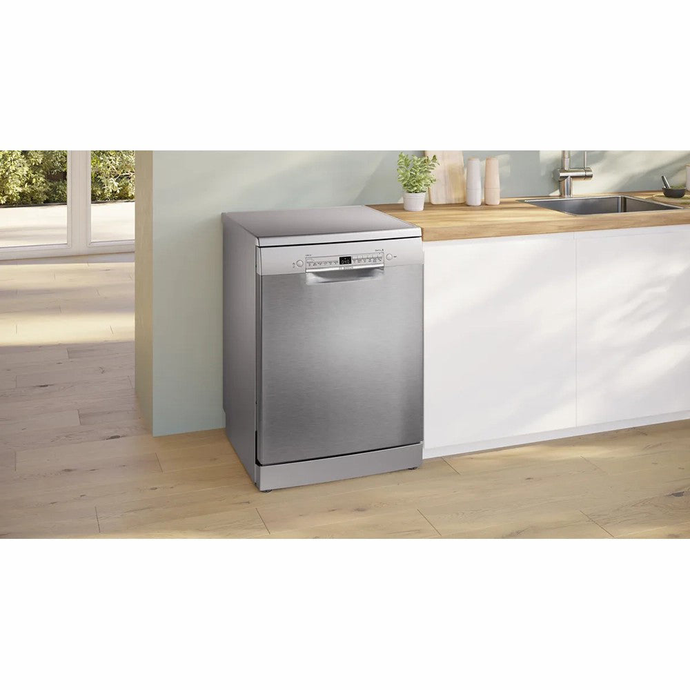 Bosch Series 2 60CM Freestanding Dishwasher - Silver Inox | SMS2HVI67G from Bosch - DID Electrical
