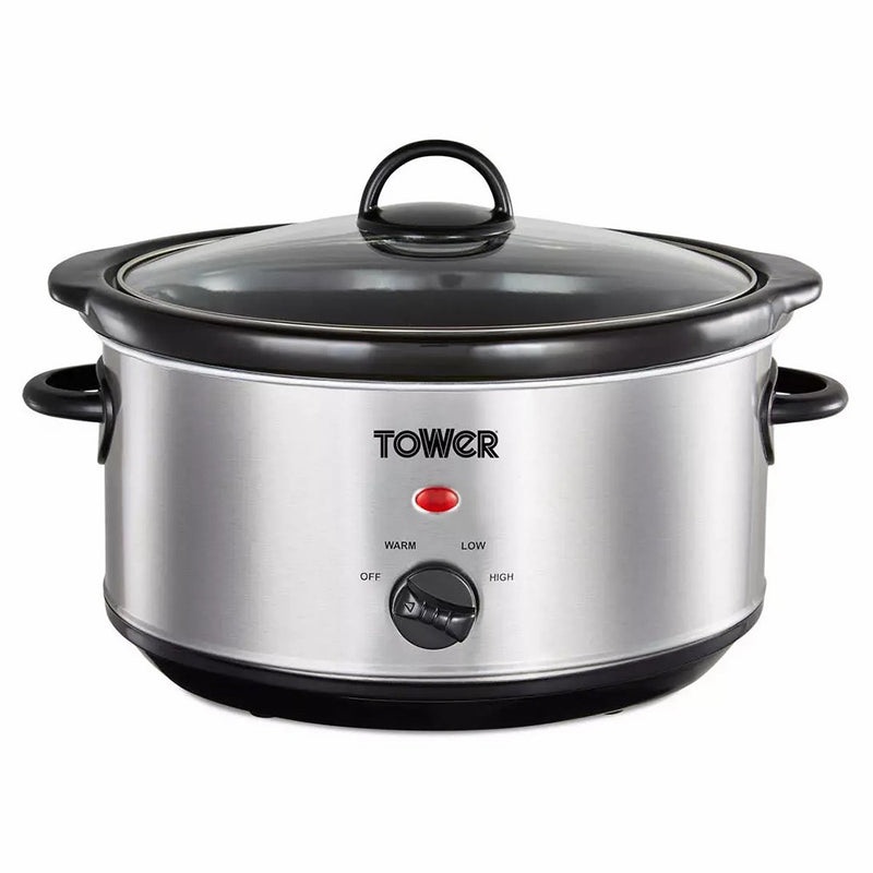 Tower 3.5L Slow Cooker - Stainless Steel | T16039Y from Tower - DID Electrical
