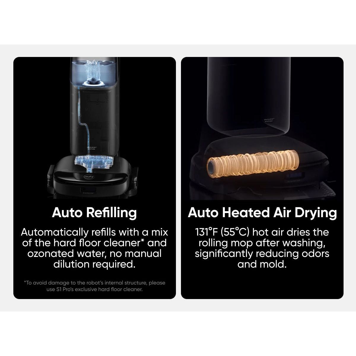 Eufy Omni S1 Pro + Filters Robot Vacuum Cleaner - Black | T2080GA1 from Eufy - DID Electrical