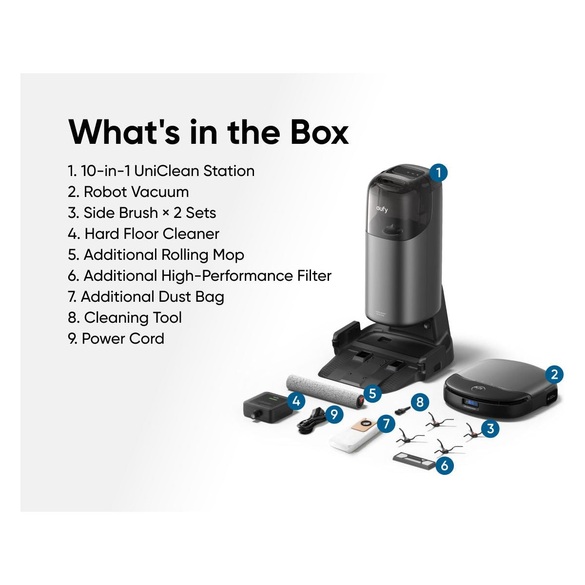 Eufy Omni S1 Pro + Filters Robot Vacuum Cleaner - Black | T2080GA1 from Eufy - DID Electrical