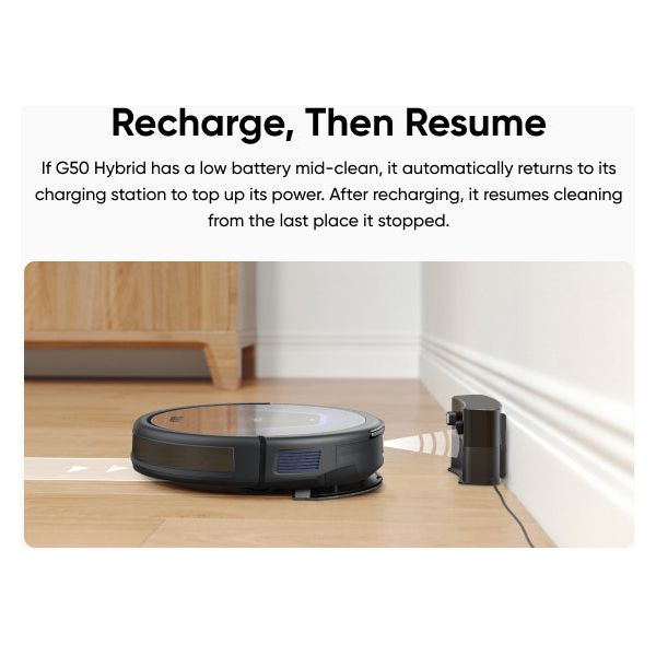 Eufy G50 Hybrid Robot Vacuum Cleaner - Black | T2212V11 from Eufy - DID Electrical