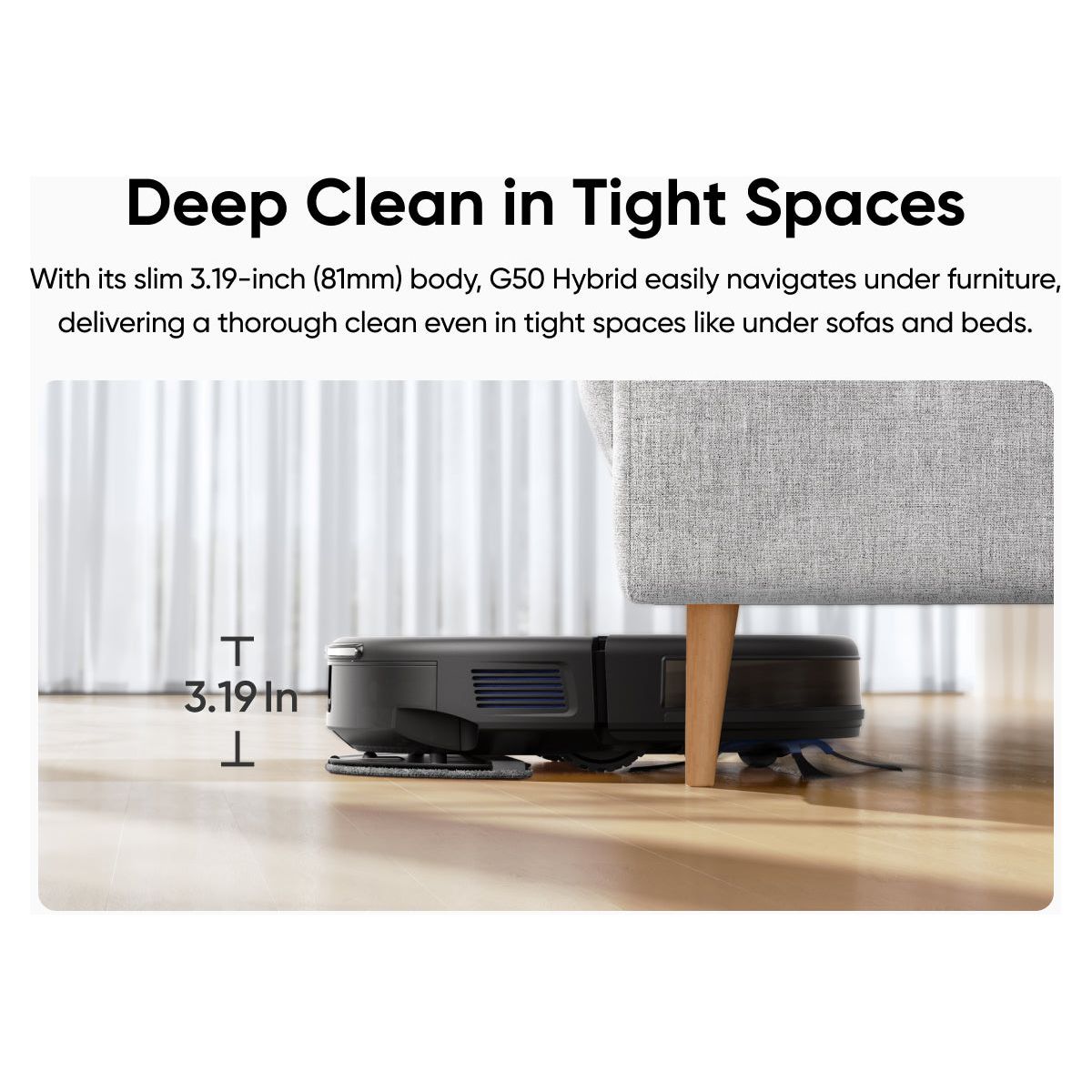 Eufy G50 Hybrid Robot Vacuum Cleaner - Black | T2212V11 from Eufy - DID Electrical