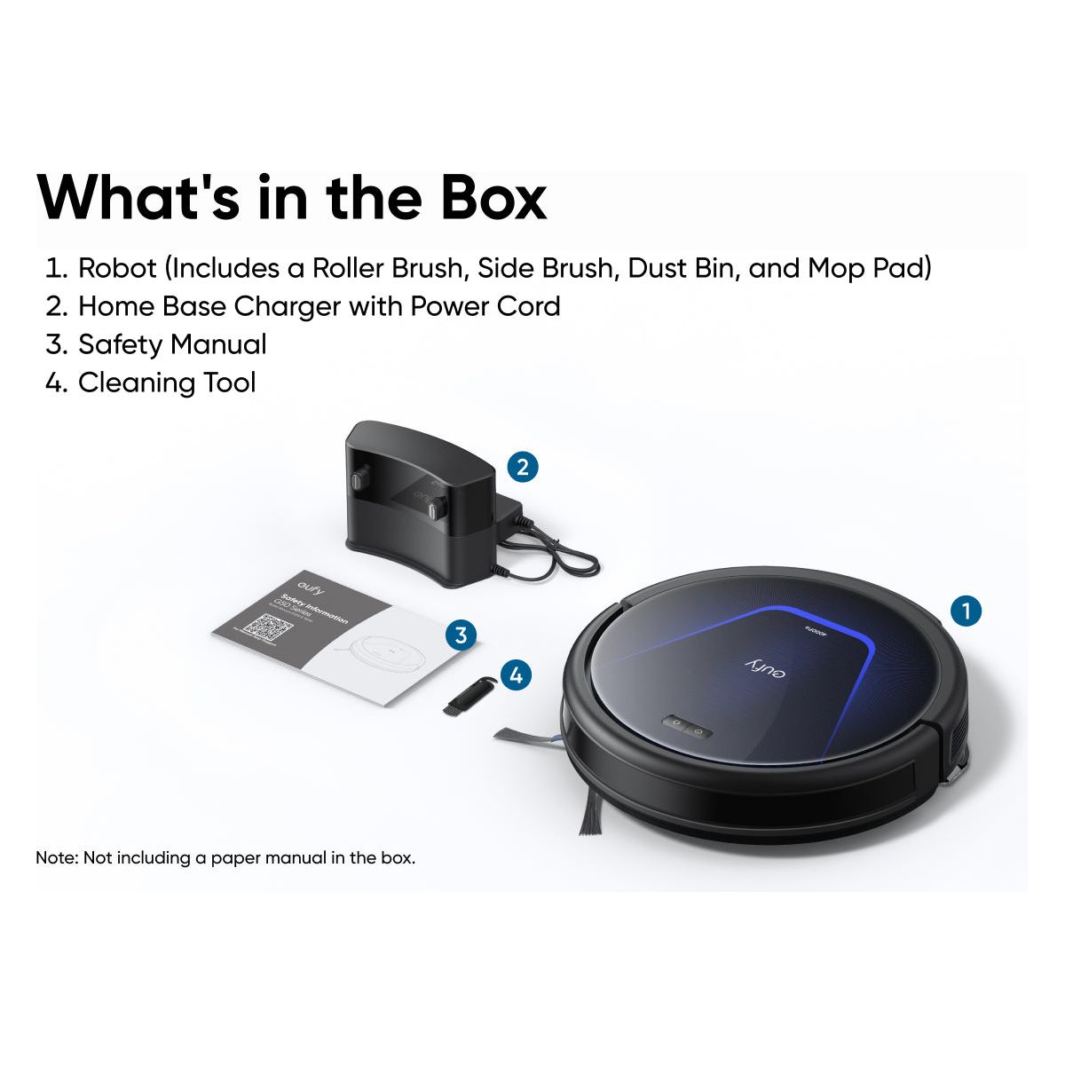 Eufy G50 Hybrid Robot Vacuum Cleaner - Black | T2212V11 from Eufy - DID Electrical