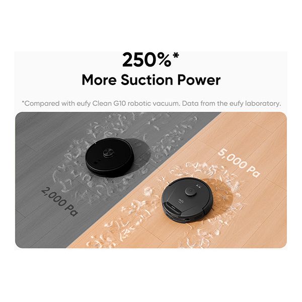 Eufy L60 Hybrid Robot Vacuum Cleaner - Black | T2268V11 from Eufy - DID Electrical