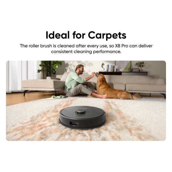Eufy Clean X8 Pro Robot Vacuum- Black | T2266V11 from Eufy - DID Electrical
