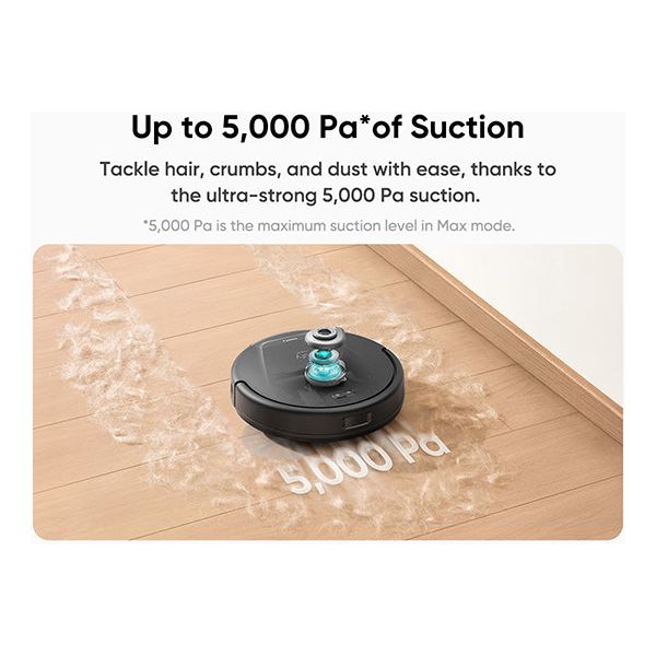 Eufy L60 Hybrid Robot Vacuum Cleaner with Self Cleaning Station - Black | T2278V11 from Eufy - DID Electrical