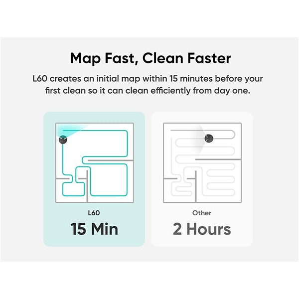 Eufy L60 Hybrid Robot Vacuum Cleaner with Self Cleaning Station - Black | T2278V11 from Eufy - DID Electrical