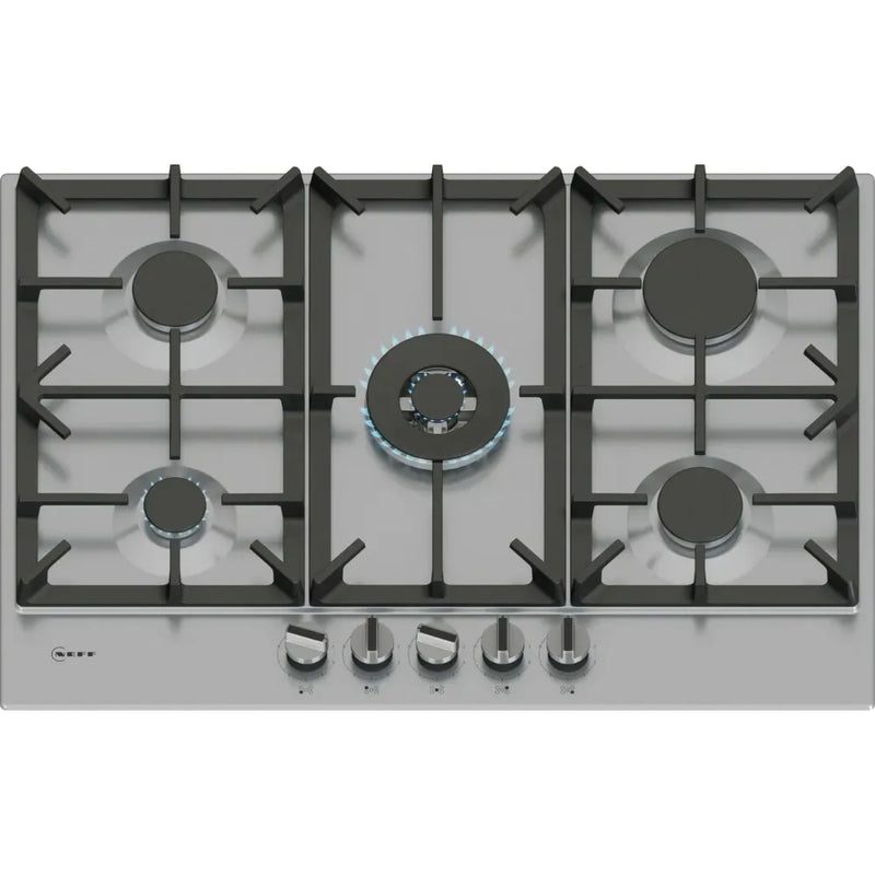 Neff N 70 75CM 5 Burner Gas Hob - Stainless Steel | T27CIQ8N0 from Neff - DID Electrical