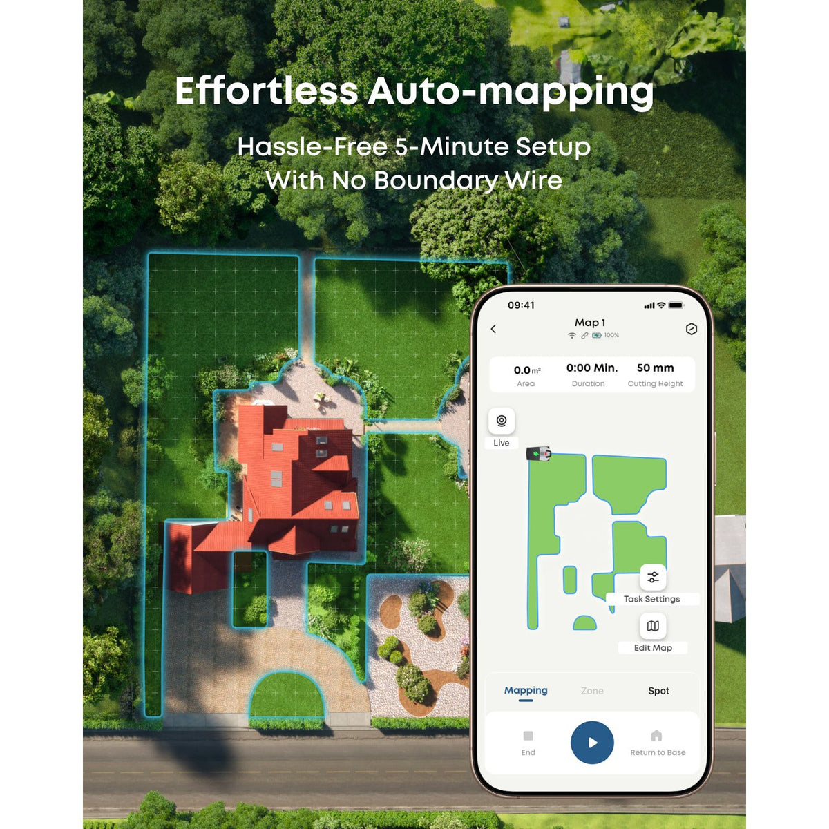 Eufy E15 Robot Lawn Mower | T2880VA1 from Eufy - DID Electrical