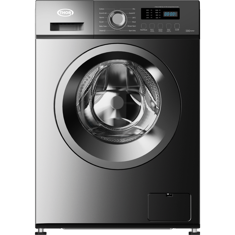 Thor 10KG 1400RPM Freestanding Washing Machine - Inox | T351410SKINA from Thor - DID Electrical