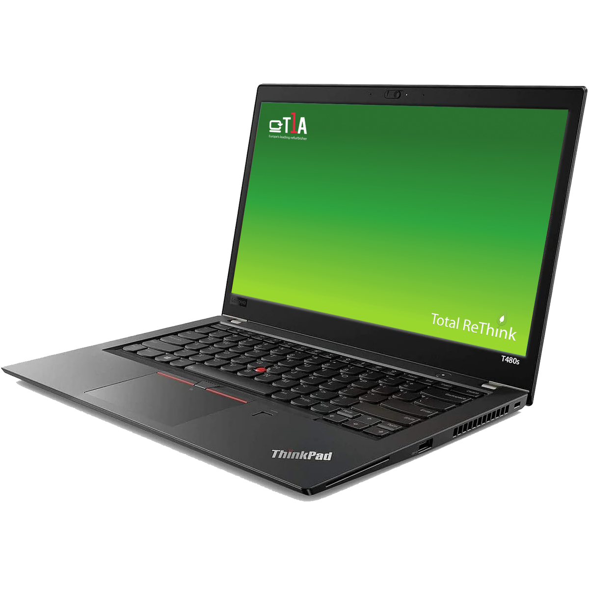 Total ReThink Refurbished Lenovo ThinkPad T480 Intel Core i5 14" 8GB/240GB Laptop - Black | T1A-L-T480-UK-T001 from T1A - DID Electrical