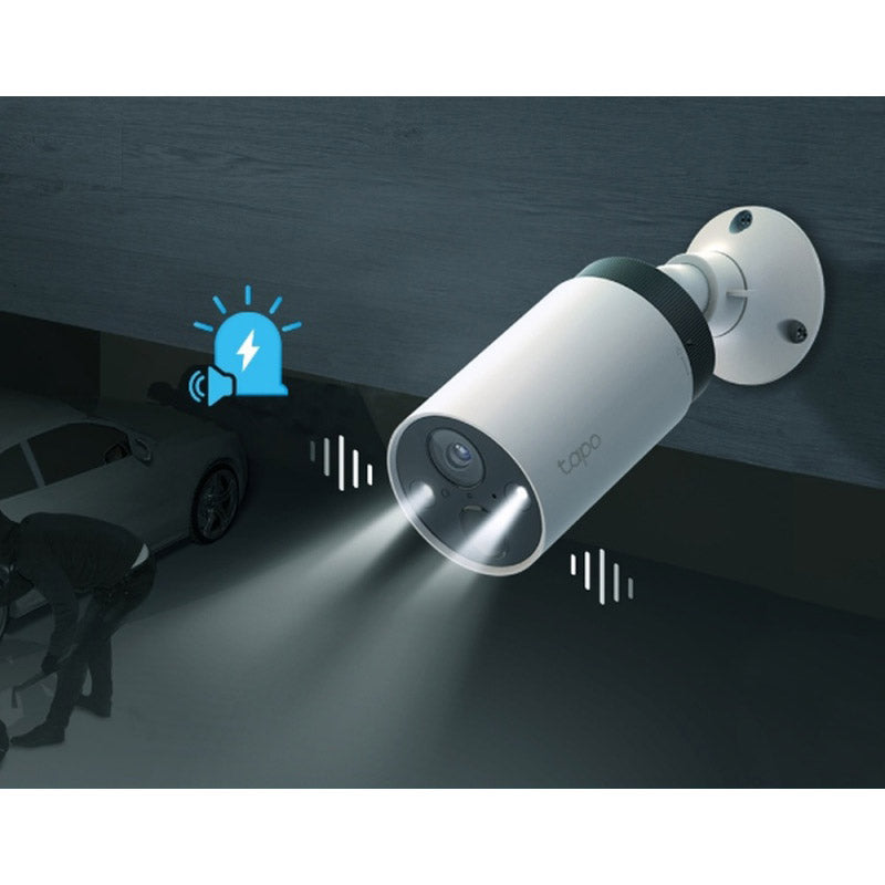 Tapo Smart Wire-Free Indoor & Outdoor Security Camera System - White | TAPOC420S2 from TP Link - DID Electrical