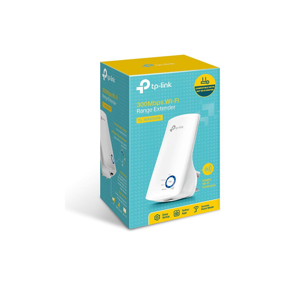 TP Link 300Mbps Universal Wi-Fi Range Extender - White | TL-WA850RE from TP Link - DID Electrical