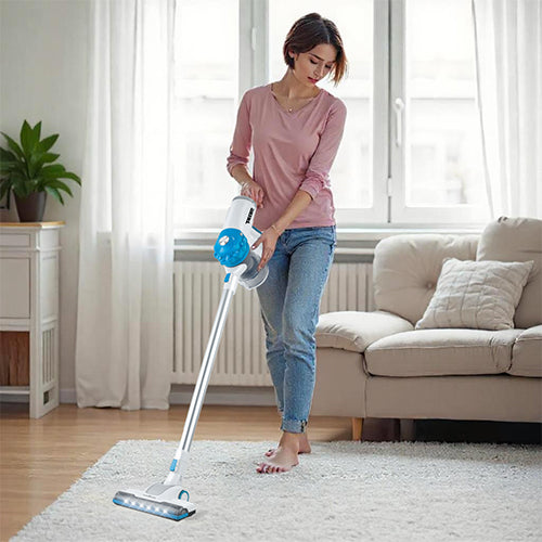 T4TEC Bagless Cordless Vacuum Cleaner - Blue | TTS-T7802-BL from T4TEC - DID Electrical