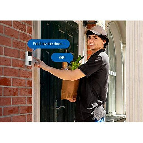 Tapo 2K Wireless Video Doorbell Camera with Chime - White | Tapo D210 from Tapo - DID Electrical